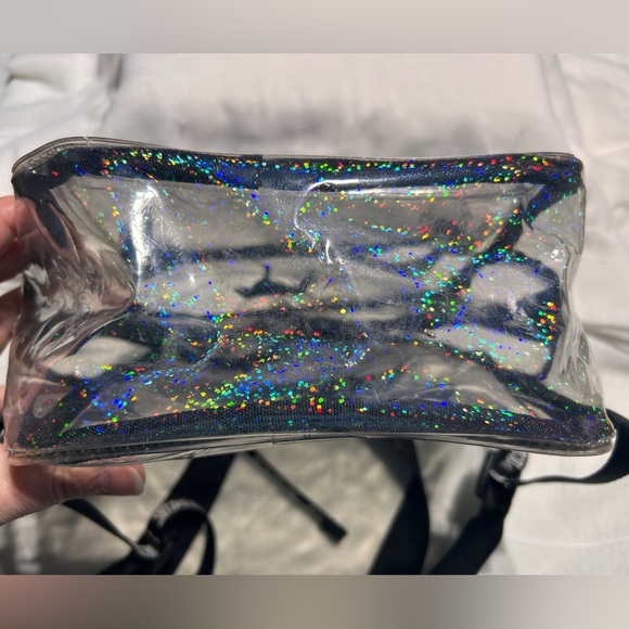 Victoria's Secret PINK Clear Holographic Mini Backpack - Picture 7 of 9